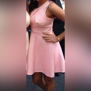 Pink and white dress size 12